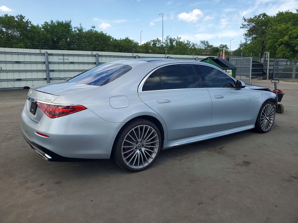 61913396 :رقم المزاد ، W1K6G6DB8NA147016 vin ، 2022 Mercedes-benz S مزاد بيع