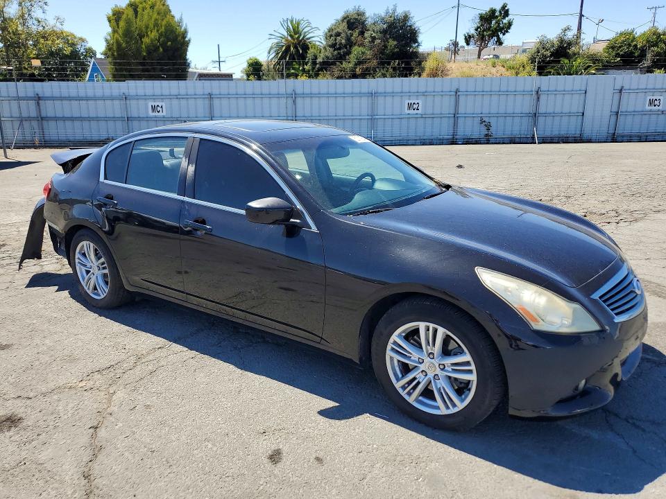 Aukcja sprzedaży 2011 Infiniti G25 Sedan, vin: JN1DV6AP2BM600695, numer aukcji: 62709846