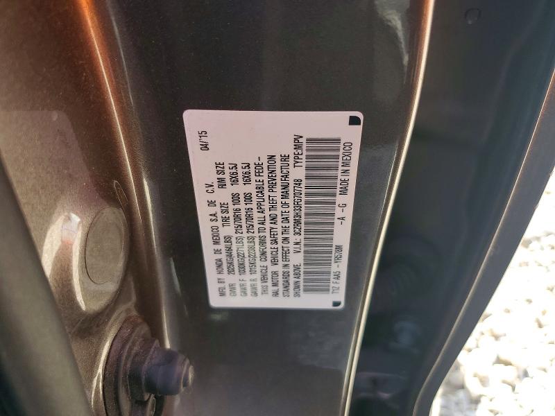 Продажа на аукционе авто 2015 Honda Cr-v, vin: 3CZRM3H33FG707748, номер лота: 61407026