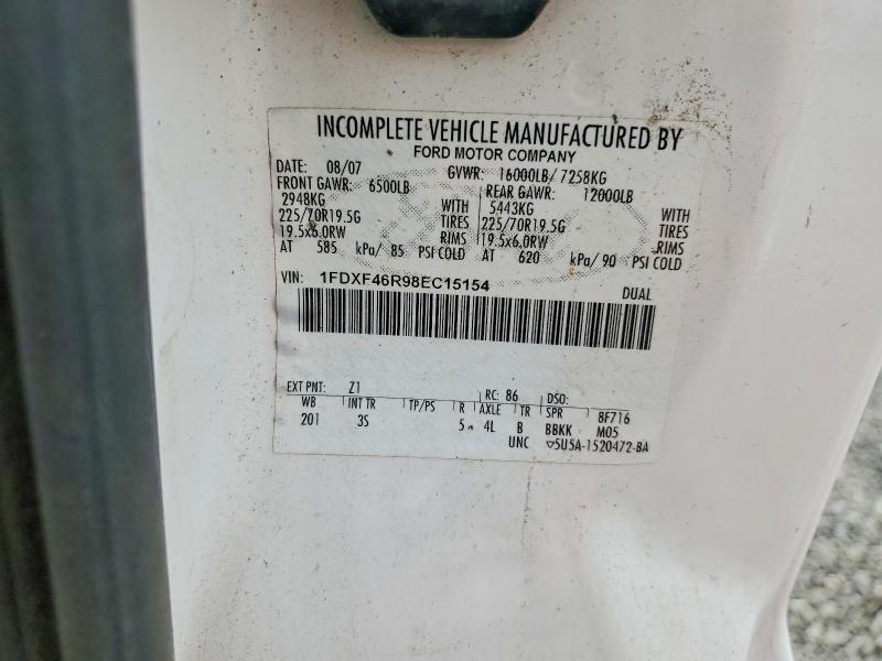 Продажа на аукционе авто 2008 Ford F450, vin: 1FDXF46R98EC15154, номер лота: 62696226
