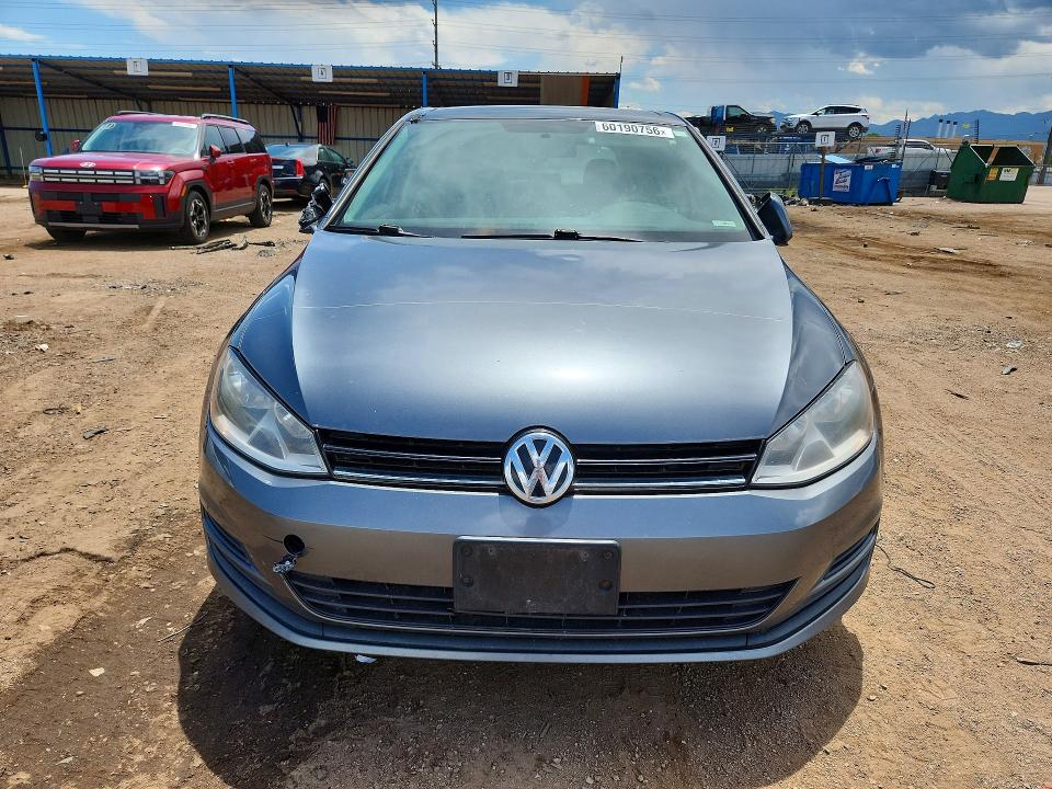 60190756 :رقم المزاد ، 3VW217AU6FM013368 vin ، 2015 Volkswagen Golf مزاد بيع