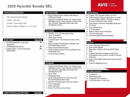 Aukcja sprzedaży 2025 Hyundai Sonata, vin: KMHL64JA2SA493392, numer aukcji: 60645906