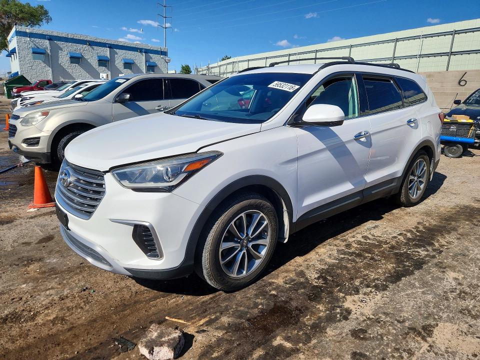 2017 Hyundai Santa Fe მანქანა იყიდება აუქციონზე, vin: KM8SM4HF1HU205615, აუქციონის ნომერი: 59532116