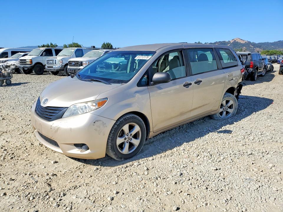 2014 Toyota Sienna მანქანა იყიდება აუქციონზე, vin: 5TDZK3DC5ES446608, აუქციონის ნომერი: 61213176