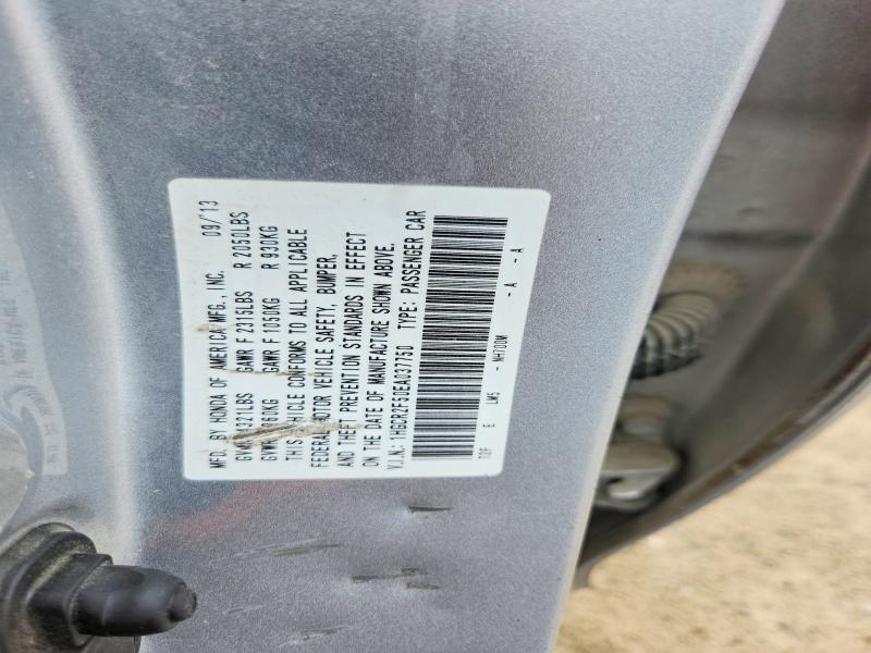 59665236 :رقم المزاد ، 1HGCR2F50EA037750 vin ، 2014 Honda Accord مزاد بيع
