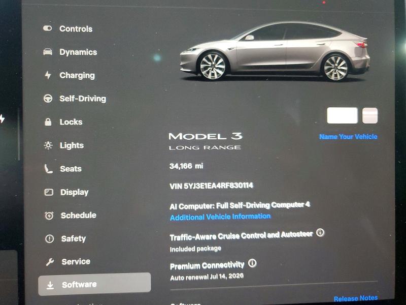 59333146 :رقم المزاد ، 5YJ3E1EA4RF830114 vin ، 2024 Tesla Model 3 مزاد بيع