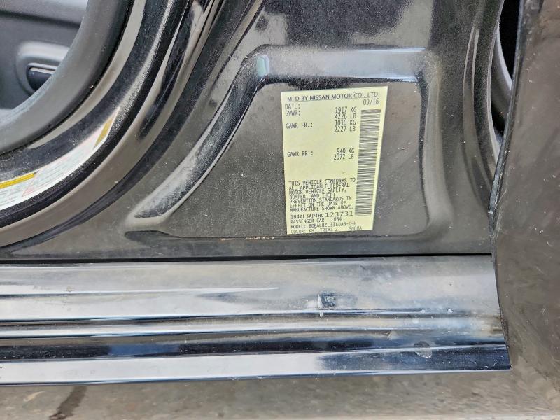 2017 Nissan Altima მანქანა იყიდება აუქციონზე, vin: 1N4AL3AP4HC123731, აუქციონის ნომერი: 60024176