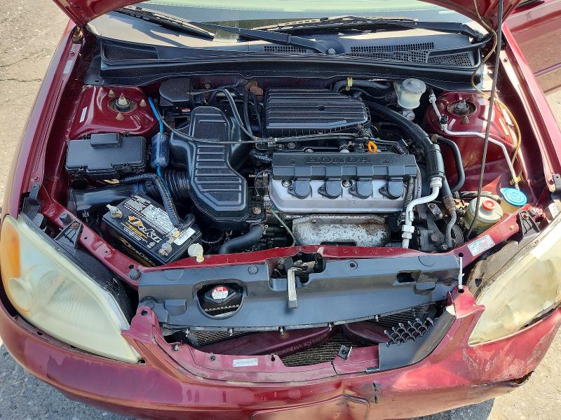 Продажа на аукционе авто 2002 Honda Civic, vin: 2HGES16512H545598, номер лота: 55477586
