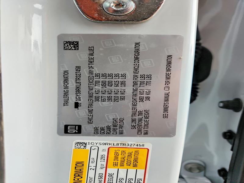 Aukcja sprzedaży 2026 Cadillac Escalade, vin: 1GYS9RKL8TR327458, numer aukcji: 63363086