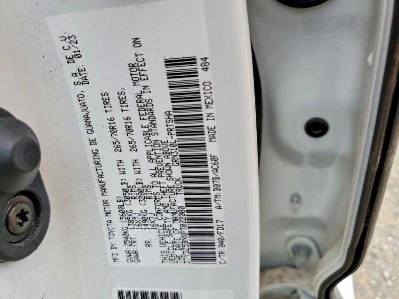 59905396 :رقم المزاد ، 3TYDZ5BNXPT022080 vin ، 2023 Toyota Tacoma مزاد بيع