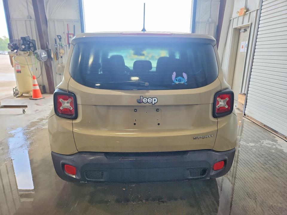 2016 Jeep Renegade მანქანა იყიდება აუქციონზე, vin: ZACCJAAW3GPC42059, აუქციონის ნომერი: 60369816
