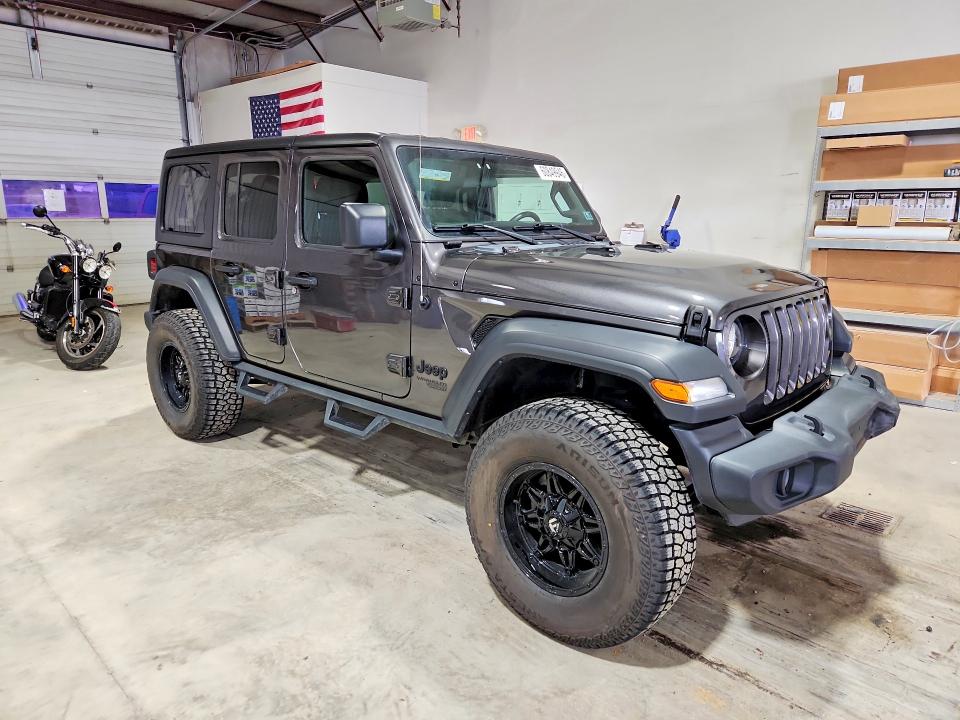 2021 Jeep Wrangler Unlimited მანქანა იყიდება აუქციონზე, vin: 1C4HJXDGXMW815065, აუქციონის ნომერი: 60849946