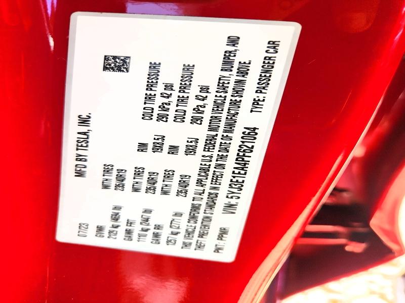 2023 Tesla Model 3 მანქანა იყიდება აუქციონზე, vin: 5YJ3E1EA4PF621064, აუქციონის ნომერი: 60884626