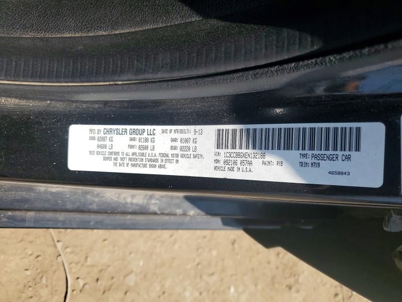 Продаж на аукціоні авто 2014 Chrysler 200, vin: 1C3CCBBGXEN132188, номер лоту: 61642356