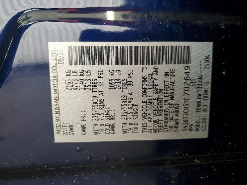 Продаж на аукціоні авто 2026 Nissan Rogue, vin: 5N1BT3CB5TC702649, номер лоту: 61834886