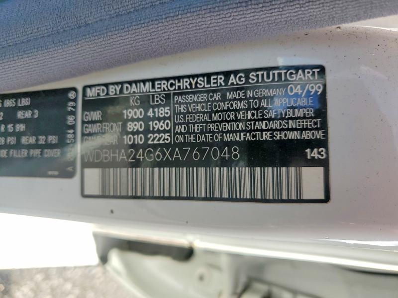 Продажа на аукционе авто 1999 Mercedes-benz C, vin: WDBHA24G6XA767048, номер лота: 62163576