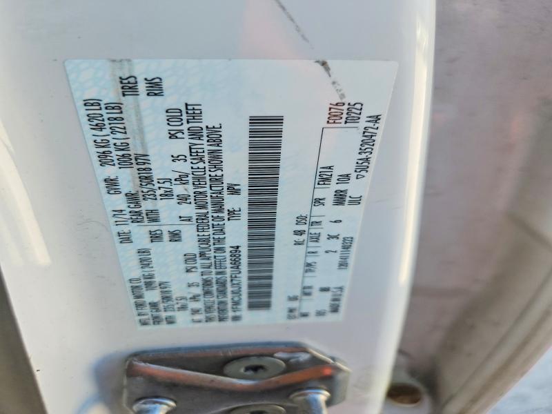 2015 Ford Escape მანქანა იყიდება აუქციონზე, vin: 1FMCU0JX7FUA66894, აუქციონის ნომერი: 62128576