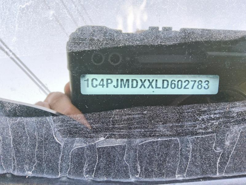 62984776 :رقم المزاد ، 1C4PJMDXXLD602783 vin ، 2020 Jeep Cherokee مزاد بيع