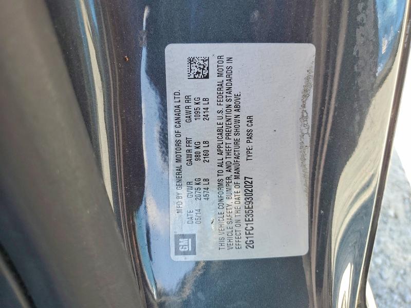 Aukcja sprzedaży 2014 Chevrolet Camaro, vin: 2G1FC1E35E9302027, numer aukcji: 60131956
