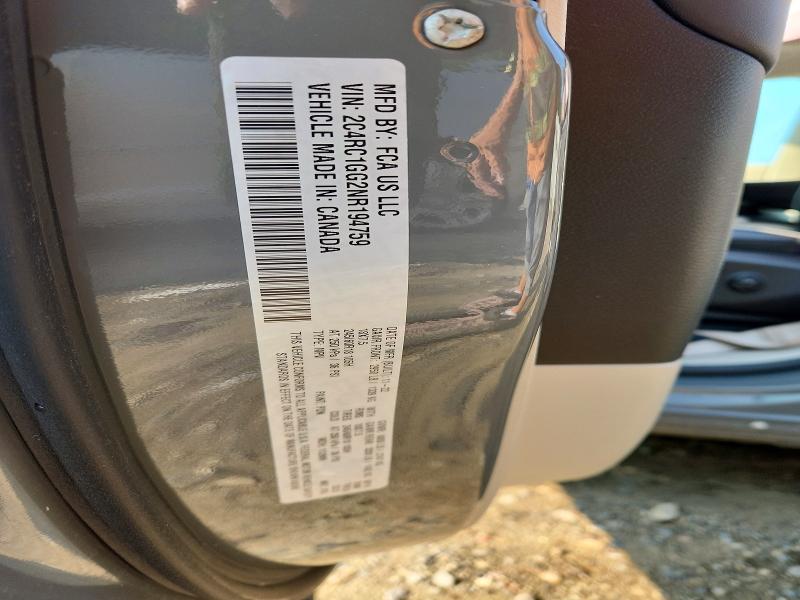 Продаж на аукціоні авто 2022 Chrysler Pacifica, vin: 2C4RC1GG2NR194759, номер лоту: 62897626