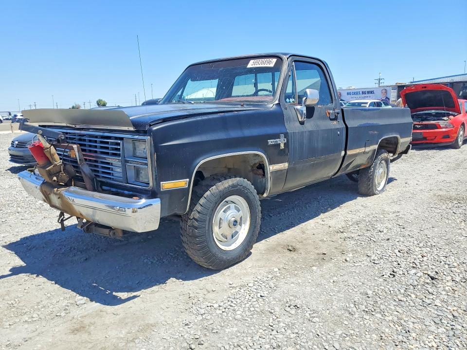 1983 Chevrolet K20 მანქანა იყიდება აუქციონზე, vin: 1GCGK24M8DJ120548, აუქციონის ნომერი: 58936896