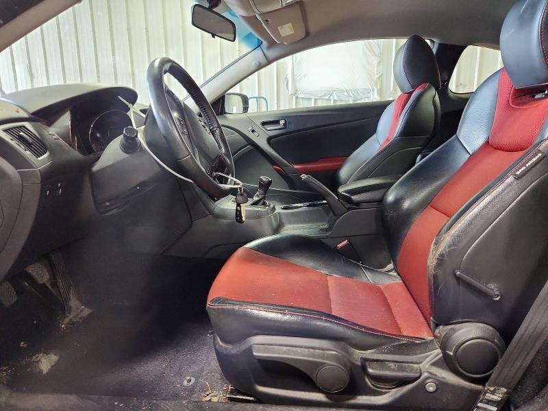 61222886 :رقم المزاد ، KMHHT6KD7CU075395 vin ، 2012 Hyundai Genesis Coupe مزاد بيع