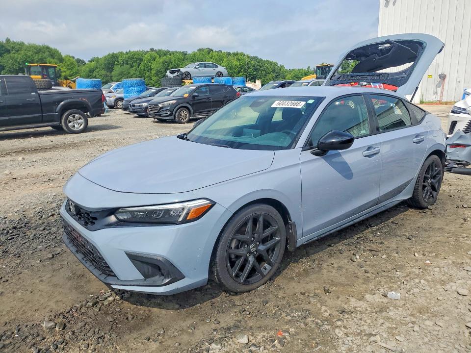 2022 Honda Civic მანქანა იყიდება აუქციონზე, vin: 19XFL2H80NE024689, აუქციონის ნომერი: 60032666