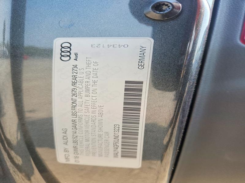 Aukcja sprzedaży 2018 Audi S5, vin: WAUY4GF50JN013223, numer aukcji: 55930076