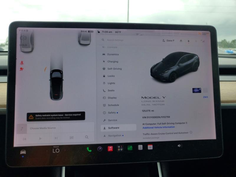 Продаж на аукціоні авто 2020 Tesla Model Y, vin: 5YJYGDEE9LF012759, номер лоту: 62968866
