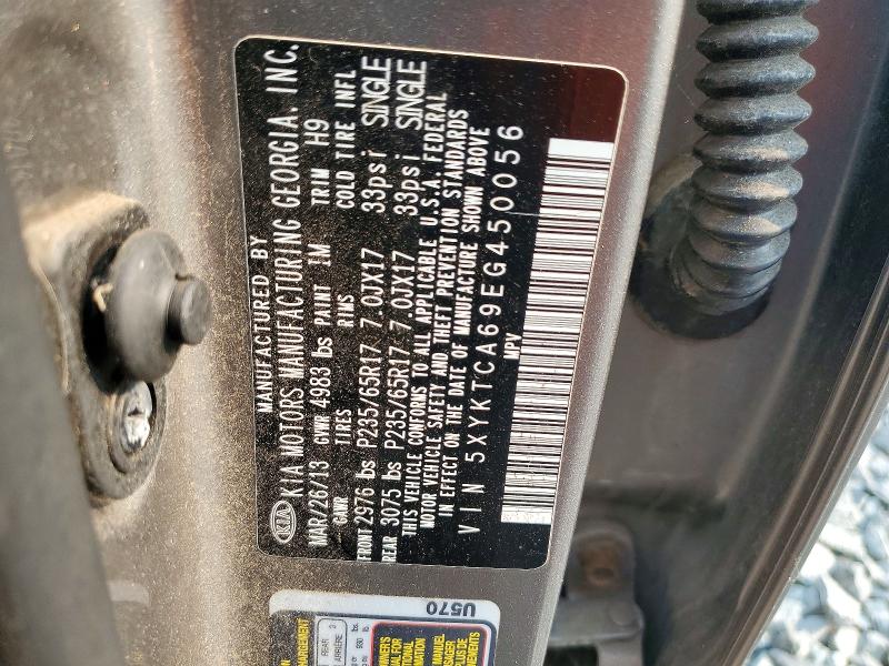 Aukcja sprzedaży 2014 Kia Sorento, vin: 5XYKTCA69EG450056, numer aukcji: 62904616