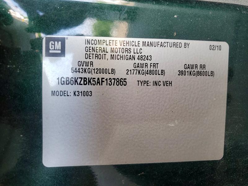 2010 Chevrolet Silverado მანქანა იყიდება აუქციონზე, vin: 1GB6KZBK5AF137865, აუქციონის ნომერი: 59161256