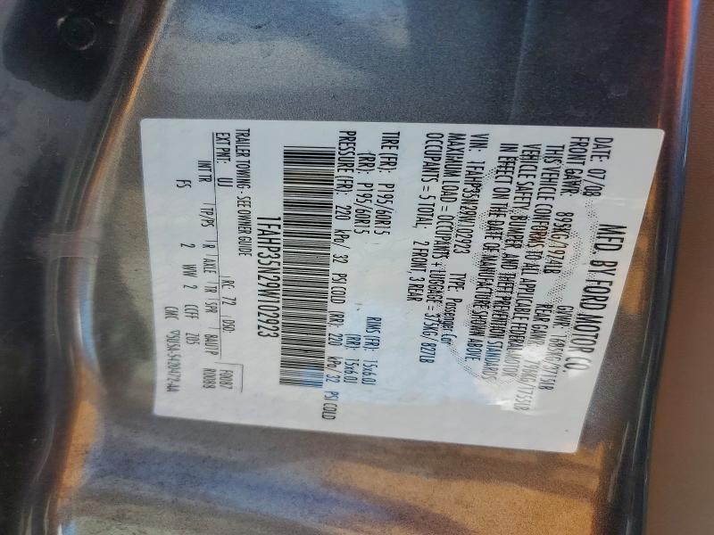Продаж на аукціоні авто 2009 Ford Focus, vin: 1FAHP35N29W102923, номер лоту: 60615866