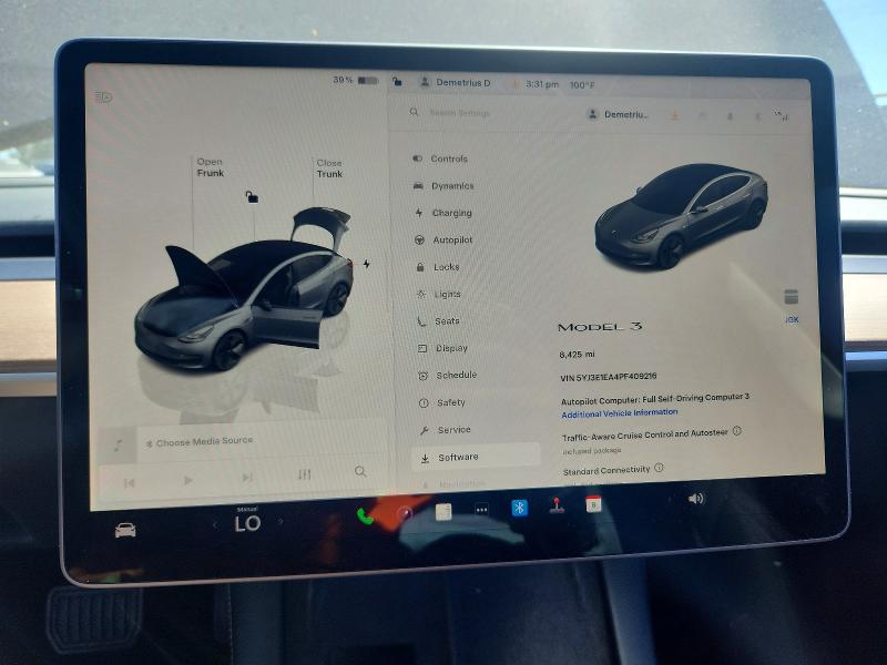 Aukcja sprzedaży 2023 Tesla Model 3, vin: 5YJ3E1EA4PF409216, numer aukcji: 60160636