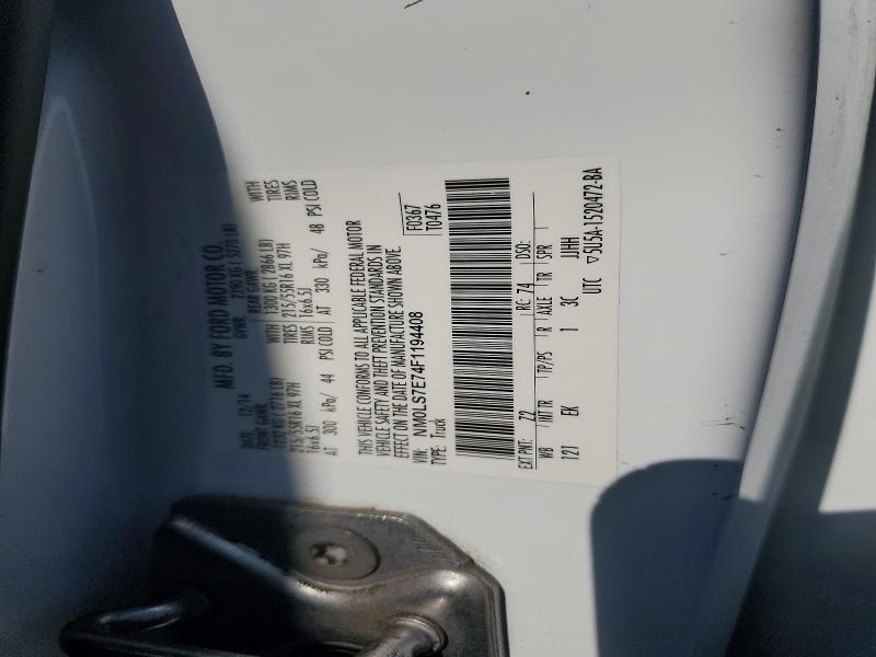 Aukcja sprzedaży 2015 Ford Transit Connect Xl, vin: NM0LS7E74F1194408, numer aukcji: 60414176