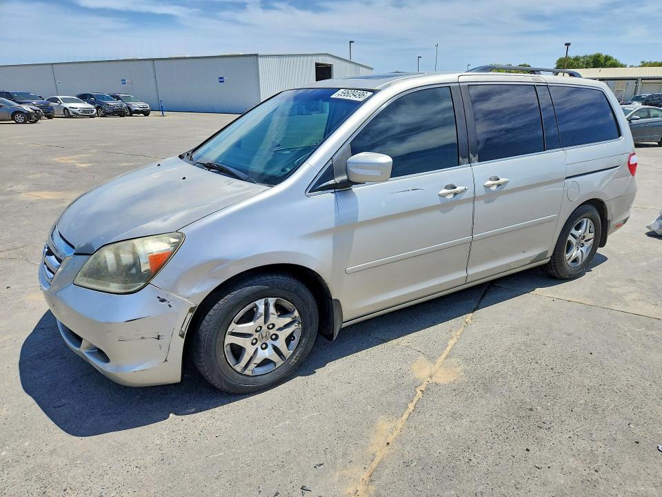 59609496 :رقم المزاد ، 5FNRL38797B083862 vin ، 2007 Honda Odyssey مزاد بيع