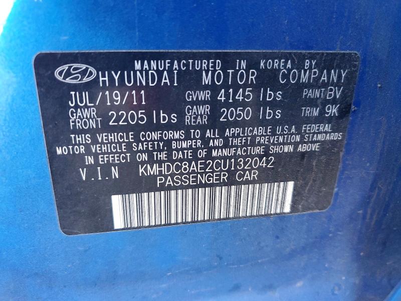 Aukcja sprzedaży 2012 Hyundai Elantra Touring, vin: KMHDC8AE2CU132042, numer aukcji: 59367076