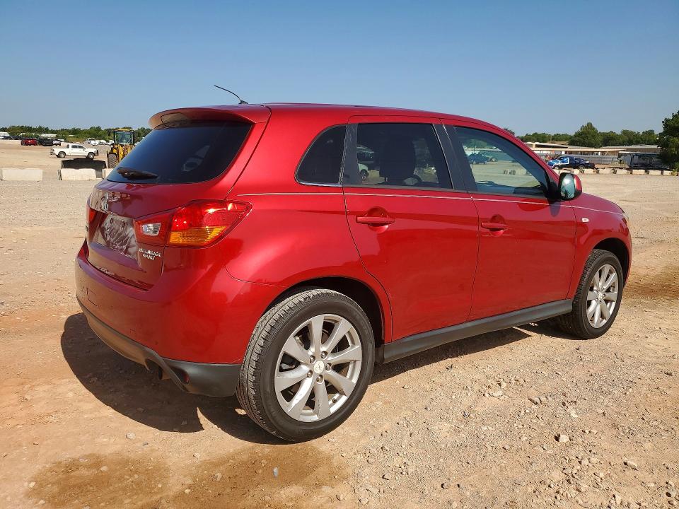 2015 Mitsubishi Outlander Sport მანქანა იყიდება აუქციონზე, vin: 4A4AP3AU2FE021827, აუქციონის ნომერი: 61325066