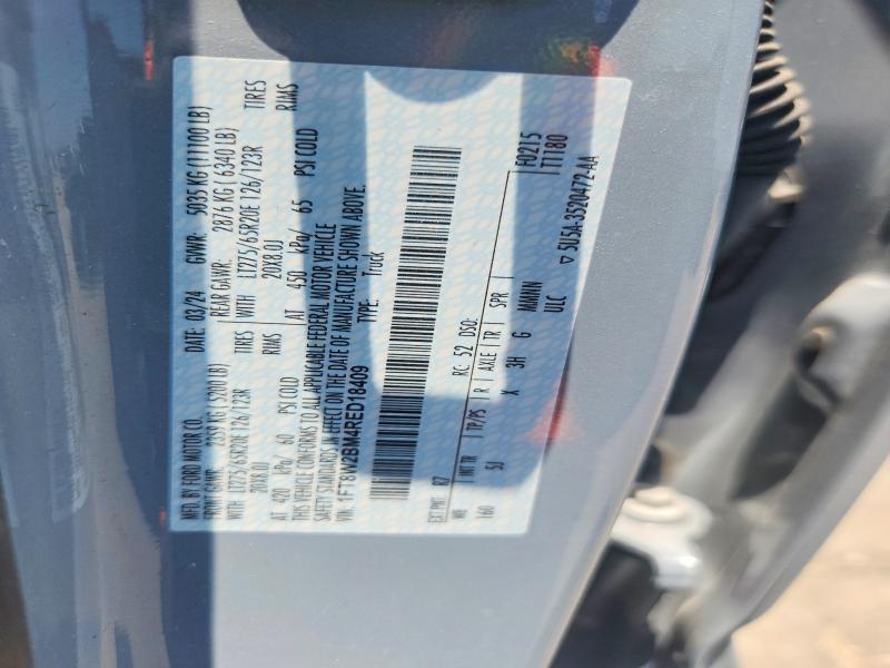 2024 Ford F250 მანქანა იყიდება აუქციონზე, vin: 1FT8W2BM4RED18409, აუქციონის ნომერი: 61797326