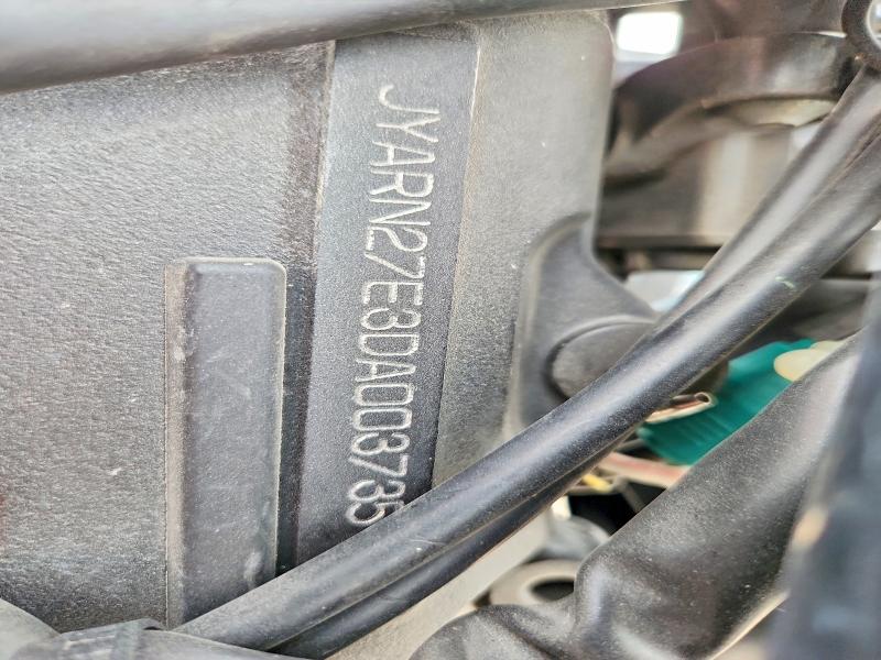 61943236 :رقم المزاد ، JYARN27E3DA003735 vin ، 2013 Yamaha Fz8 مزاد بيع