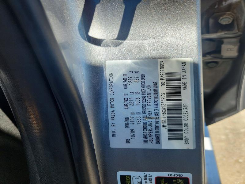 63450706 :رقم المزاد ، JM1BL1H6XA1235273 vin ، 2010 Mazda 3 مزاد بيع