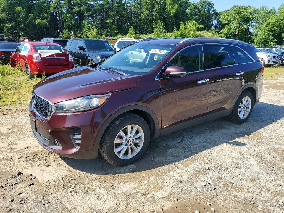 61370056 :رقم المزاد ، 5XYPGDA3XKG439276 vin ، 2019 Kia Sorento مزاد بيع