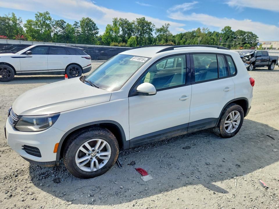 Auction sale of the 2016 Volkswagen Tiguan, vin: WVGAV7AX0GW541420, lot number: 61116816