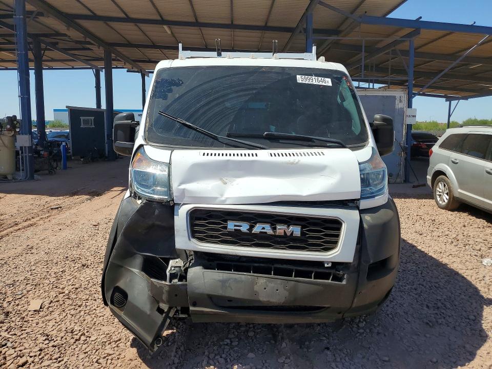 59991646 :رقم المزاد ، 3C6TRVAG4LE105493 vin ، 2020 Ram Promaster 1500 مزاد بيع