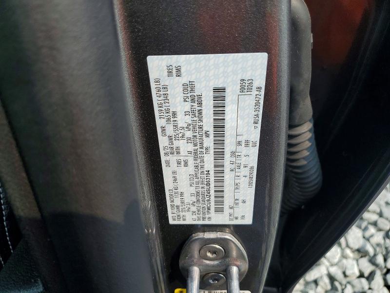62689266 :رقم المزاد ، 1FMCU9JZ4SUB63194 vin ، 2025 Ford Escape مزاد بيع