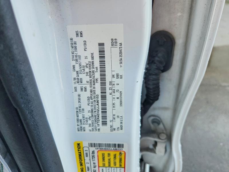62615946 :رقم المزاد ، 1FTER4EH2LLA96153 vin ، 2020 Ford Ranger مزاد بيع