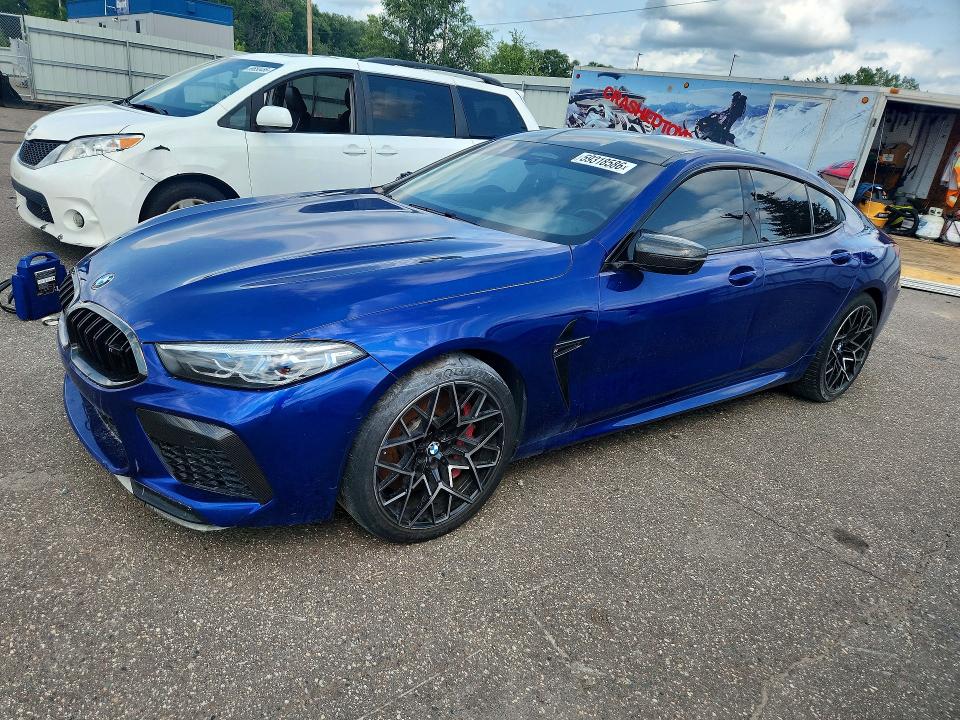 59318586 :رقم المزاد ، WBSGV0C0XNCH03263 vin ، 2022 Bmw M8 مزاد بيع