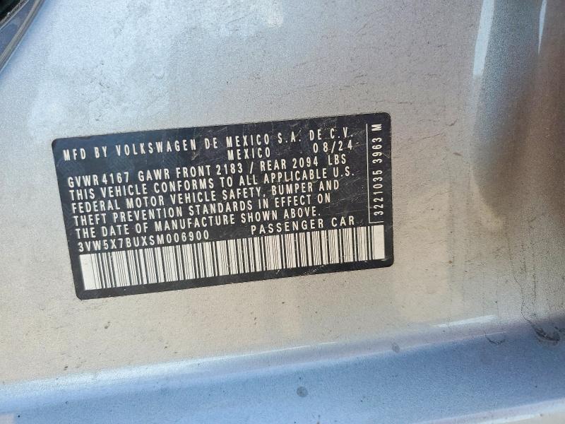 60384166 :رقم المزاد ، 3VW5X7BUXSM006900 vin ، 2025 Volkswagen Jetta مزاد بيع