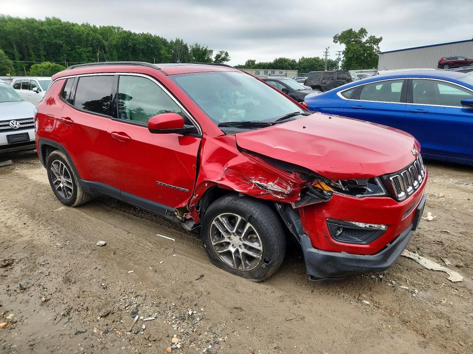Продажа на аукционе авто 2019 Jeep Compass, vin: 3C4NJCBB0KT755903, номер лота: 60301936