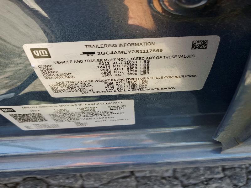 Продаж на аукціоні авто 2025 Chevrolet Silverado, vin: 2GC4AMEY2S1117669, номер лоту: 61759596