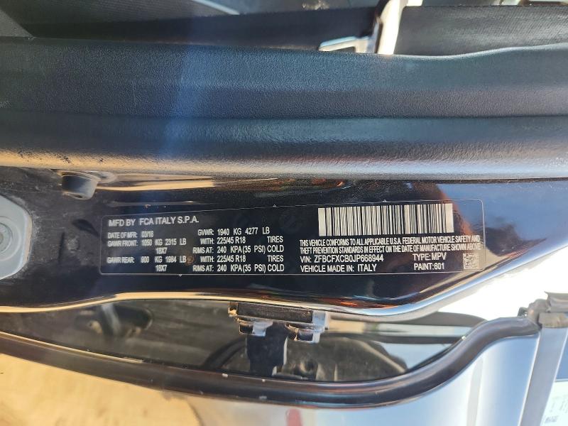 Продажа на аукционе авто 2018 Fiat 500x, vin: ZFBCFXCB0JP668944, номер лота: 61646166